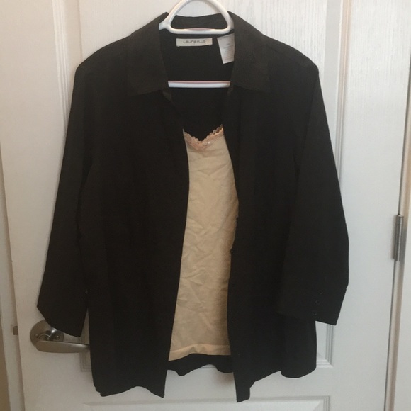 Black stretchy blouse - LauraPlus - Picture 6 of 6